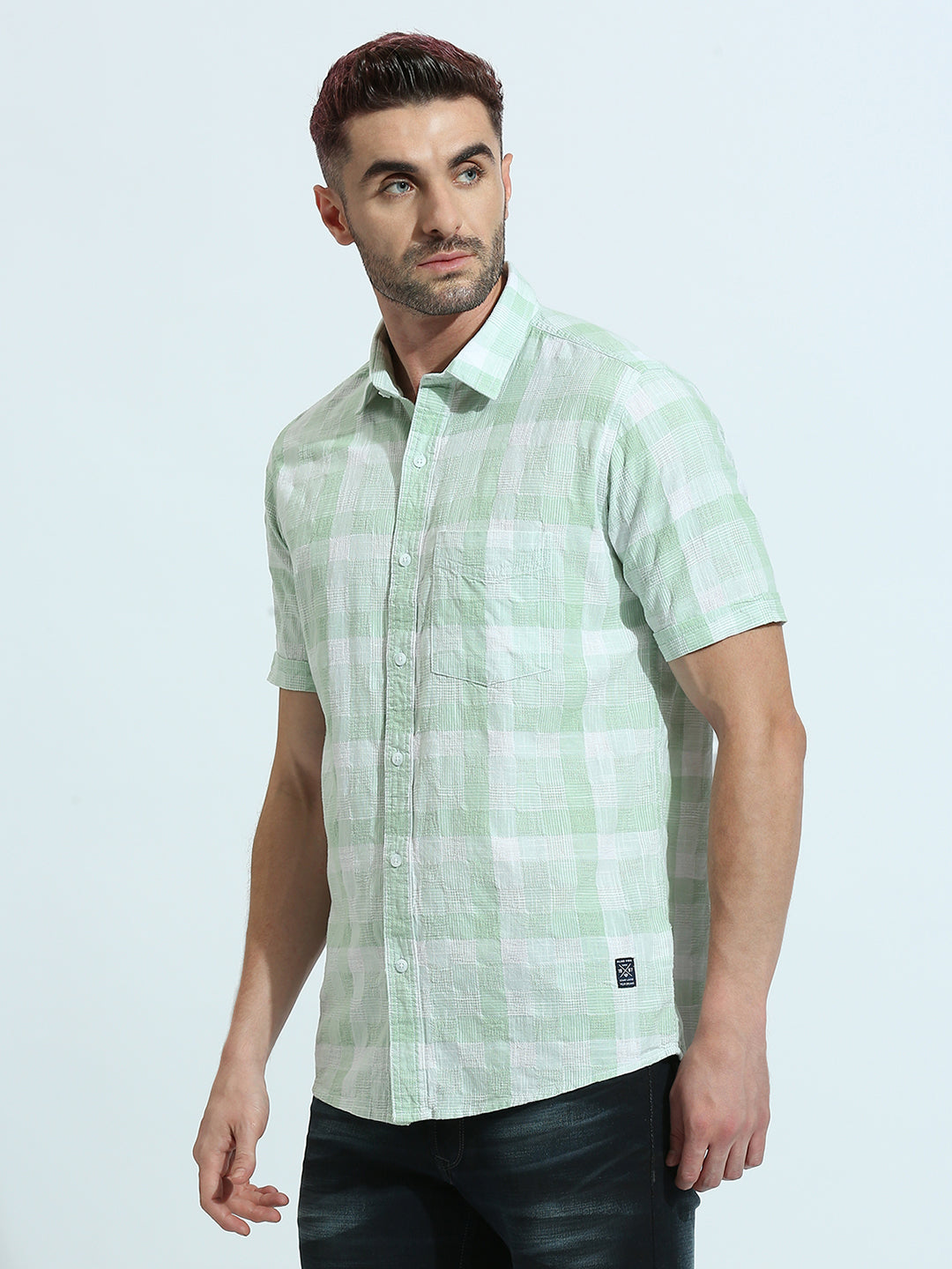 Green Checkered Shirt