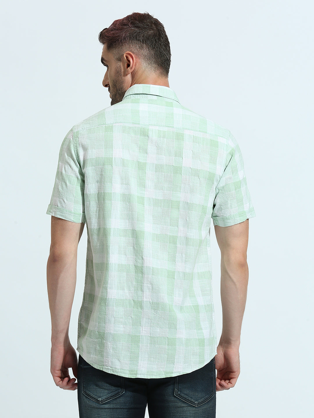 Green Checkered Shirt