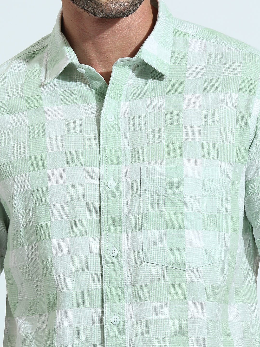 Green Checkered Shirt