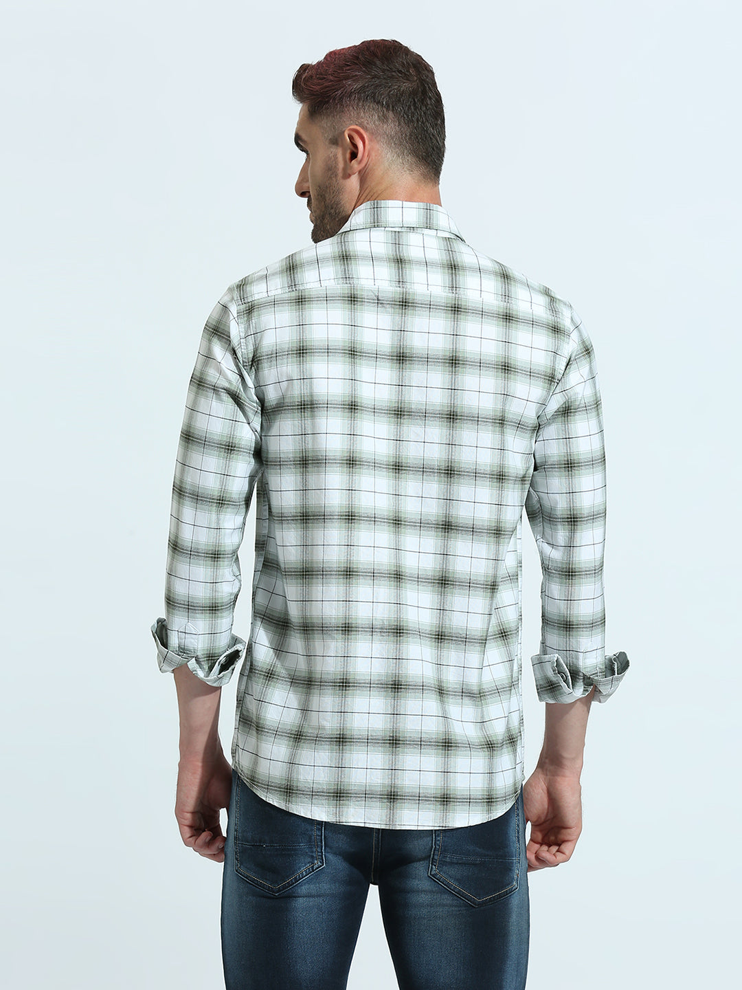 Olive Checkered Shirt