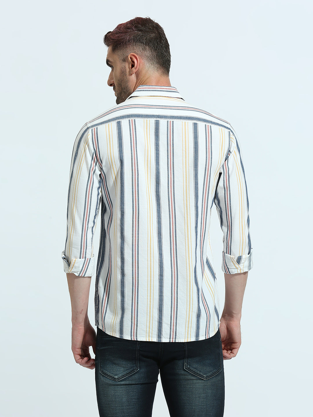 Navy Striped Shirt