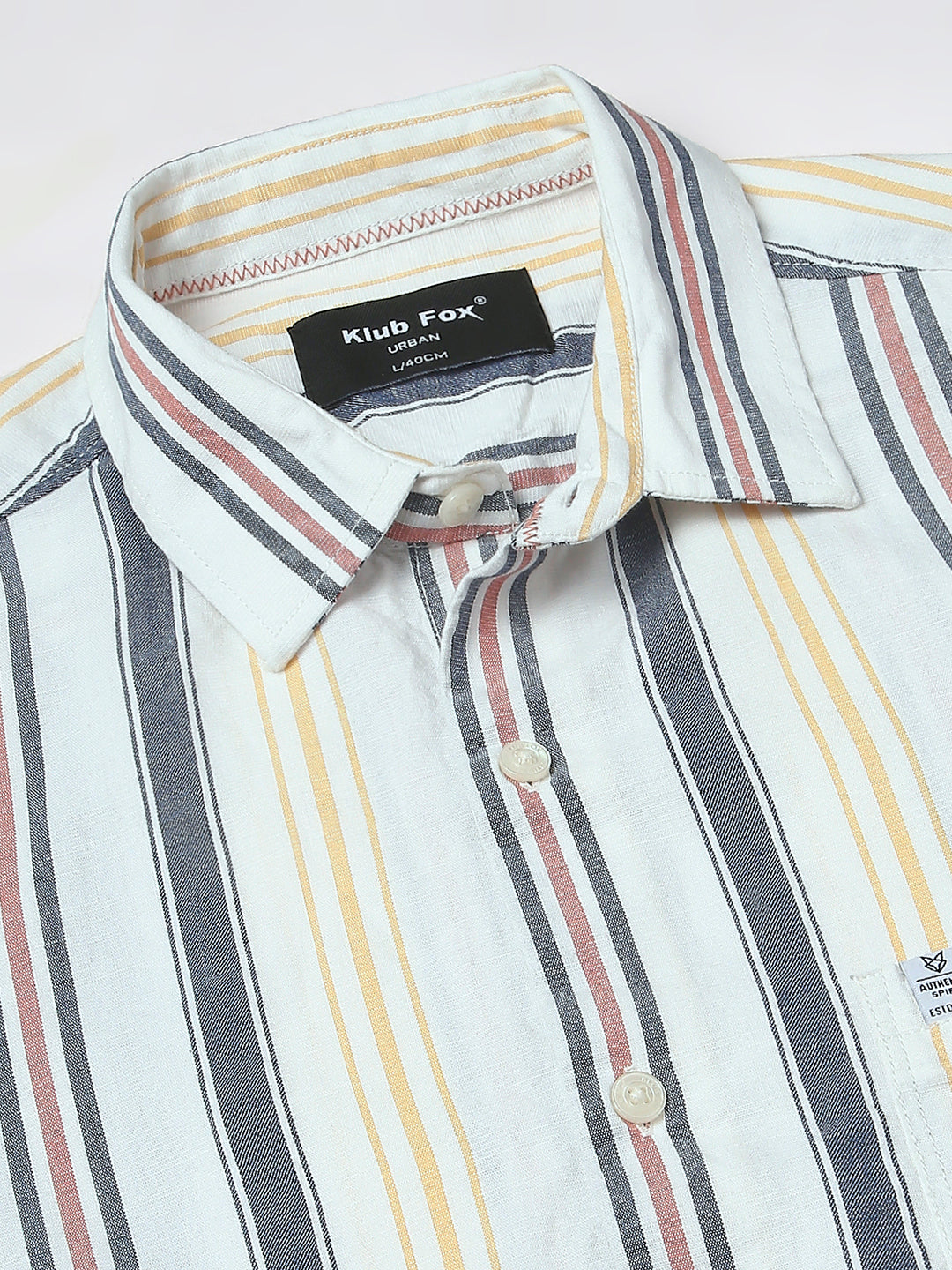 Navy Striped Shirt