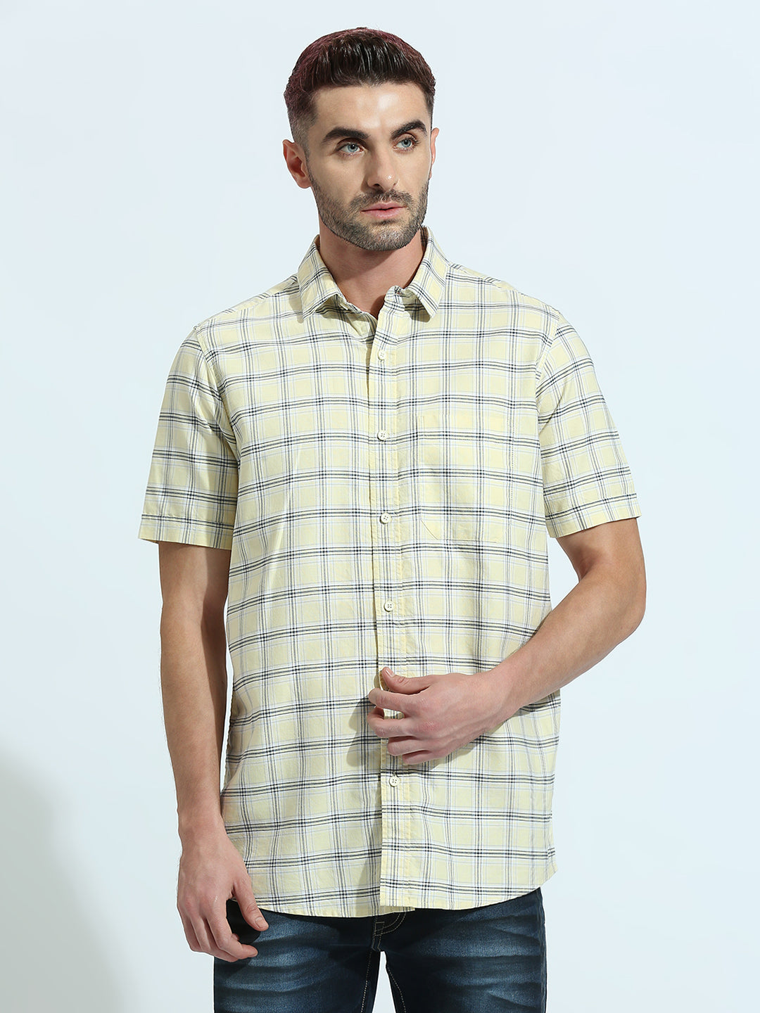 Yellow Checkered Shirt