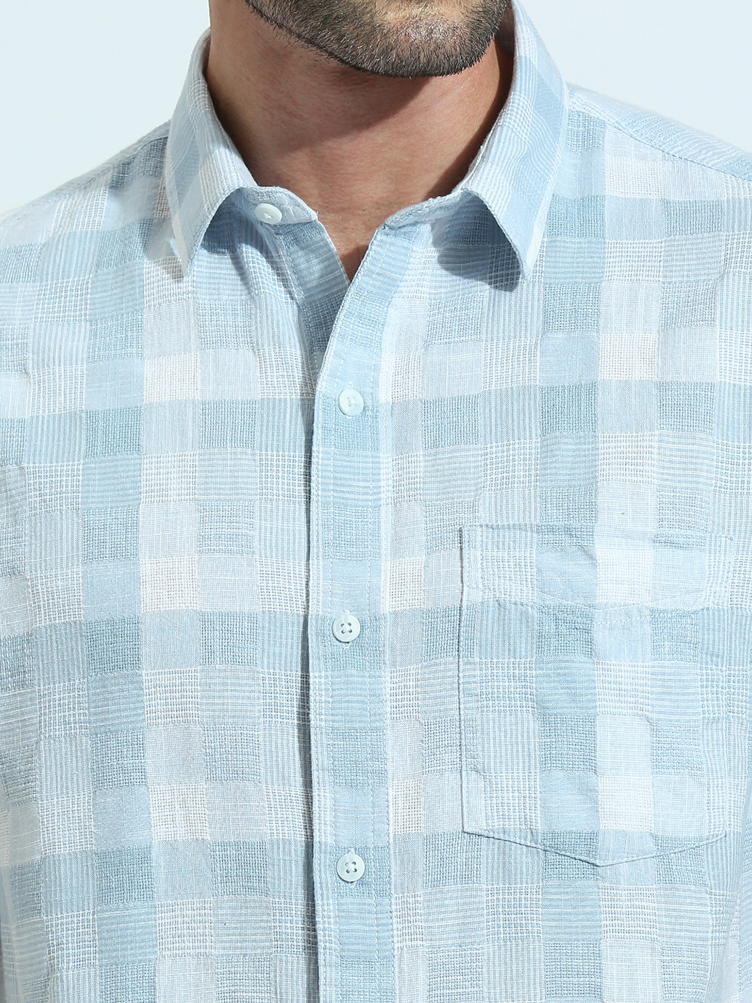 Blue Checkered Shirt