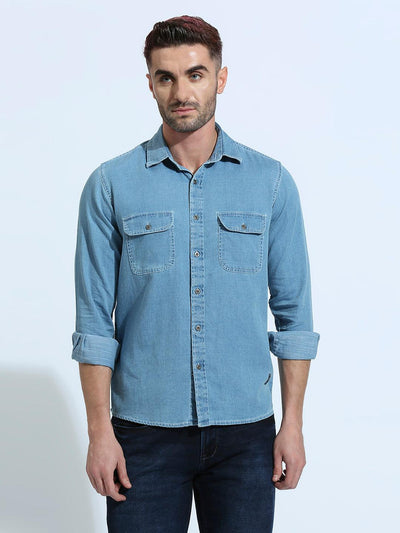 Indigo Solid Shirt