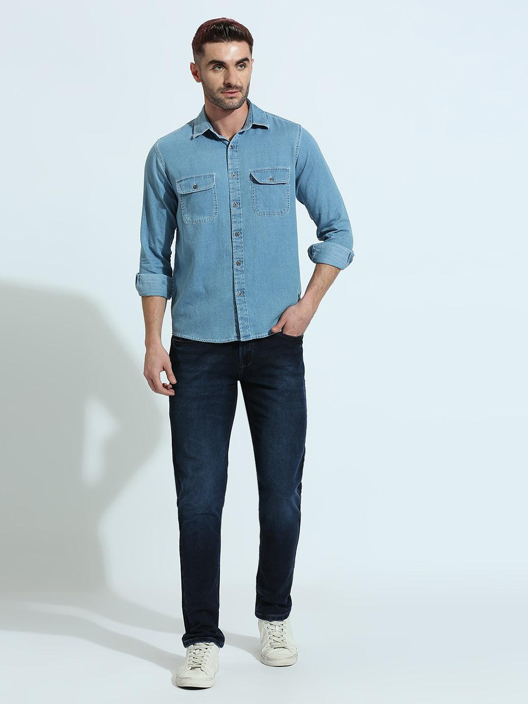 Indigo Plain Shirt