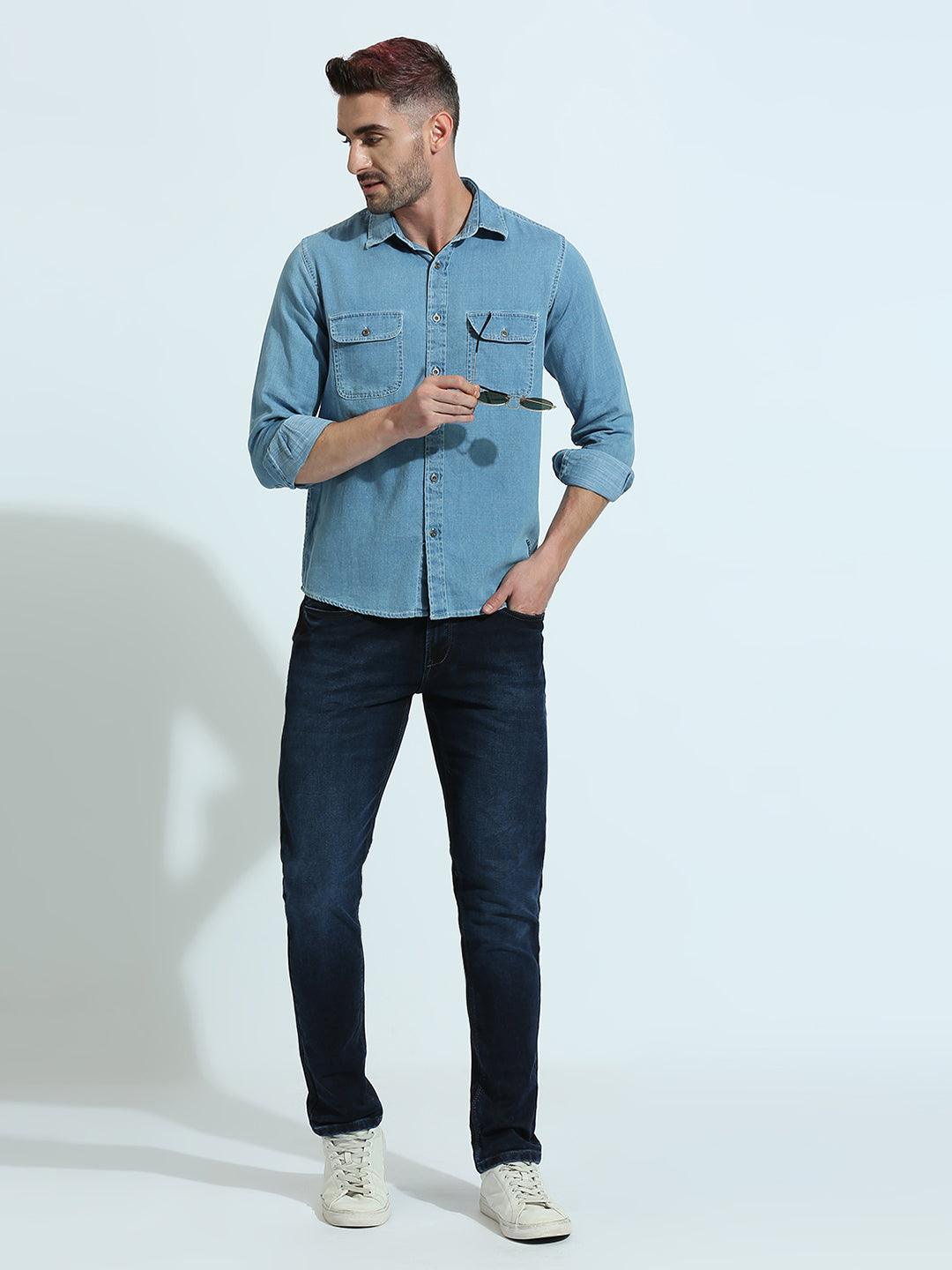 Indigo Plain Shirt