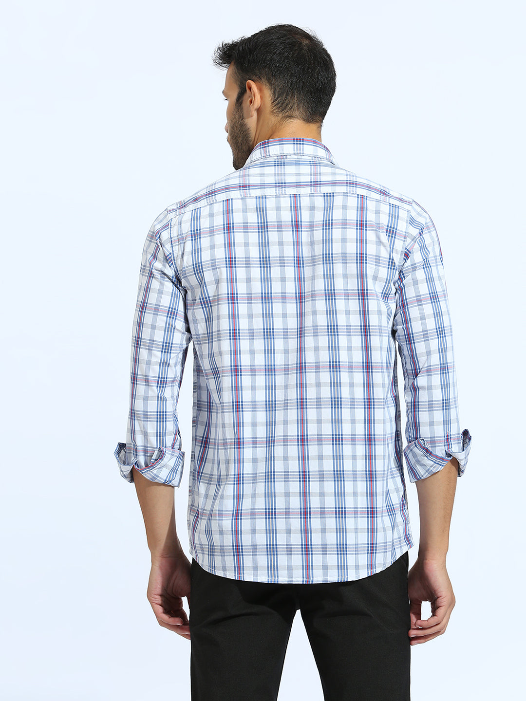 Blue Checkered Shirt