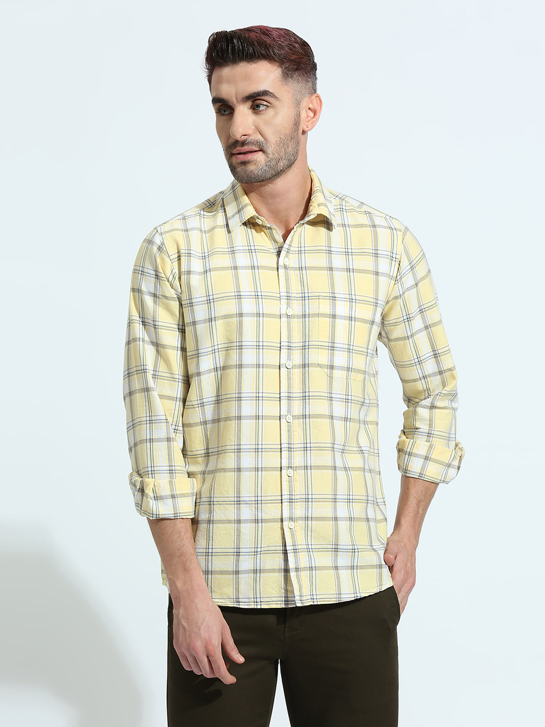 Mango Checkered Shirt