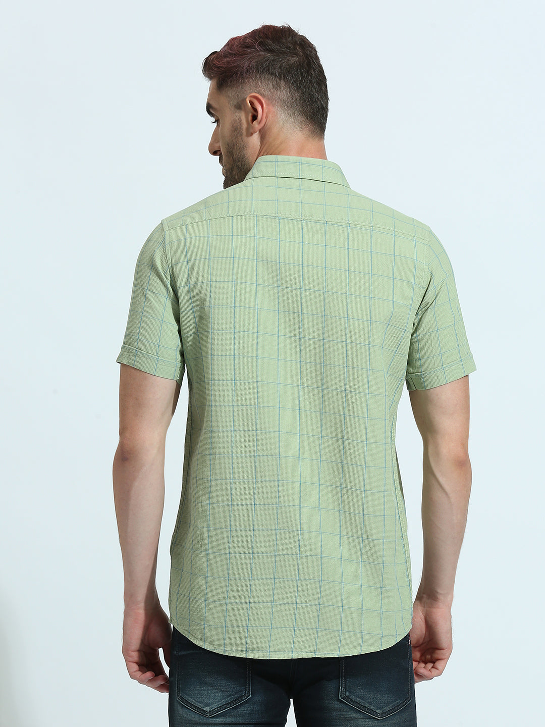 Olive Checkered Shirt