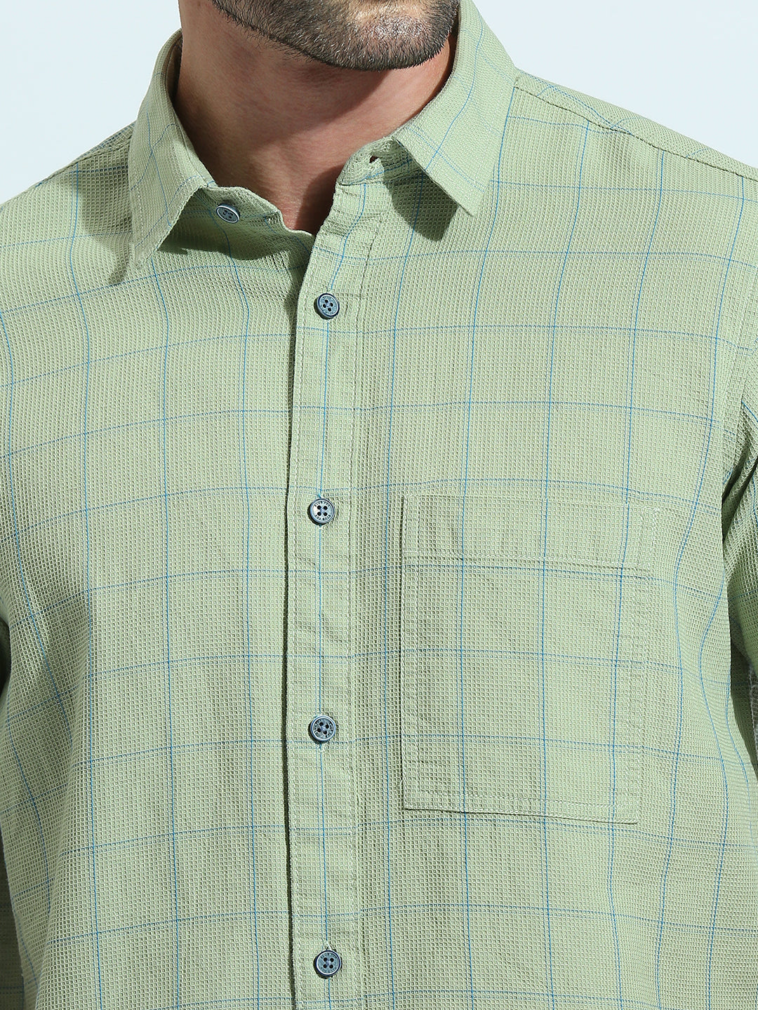 Olive Checkered Shirt