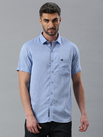 Sky Blue Solid Shirt