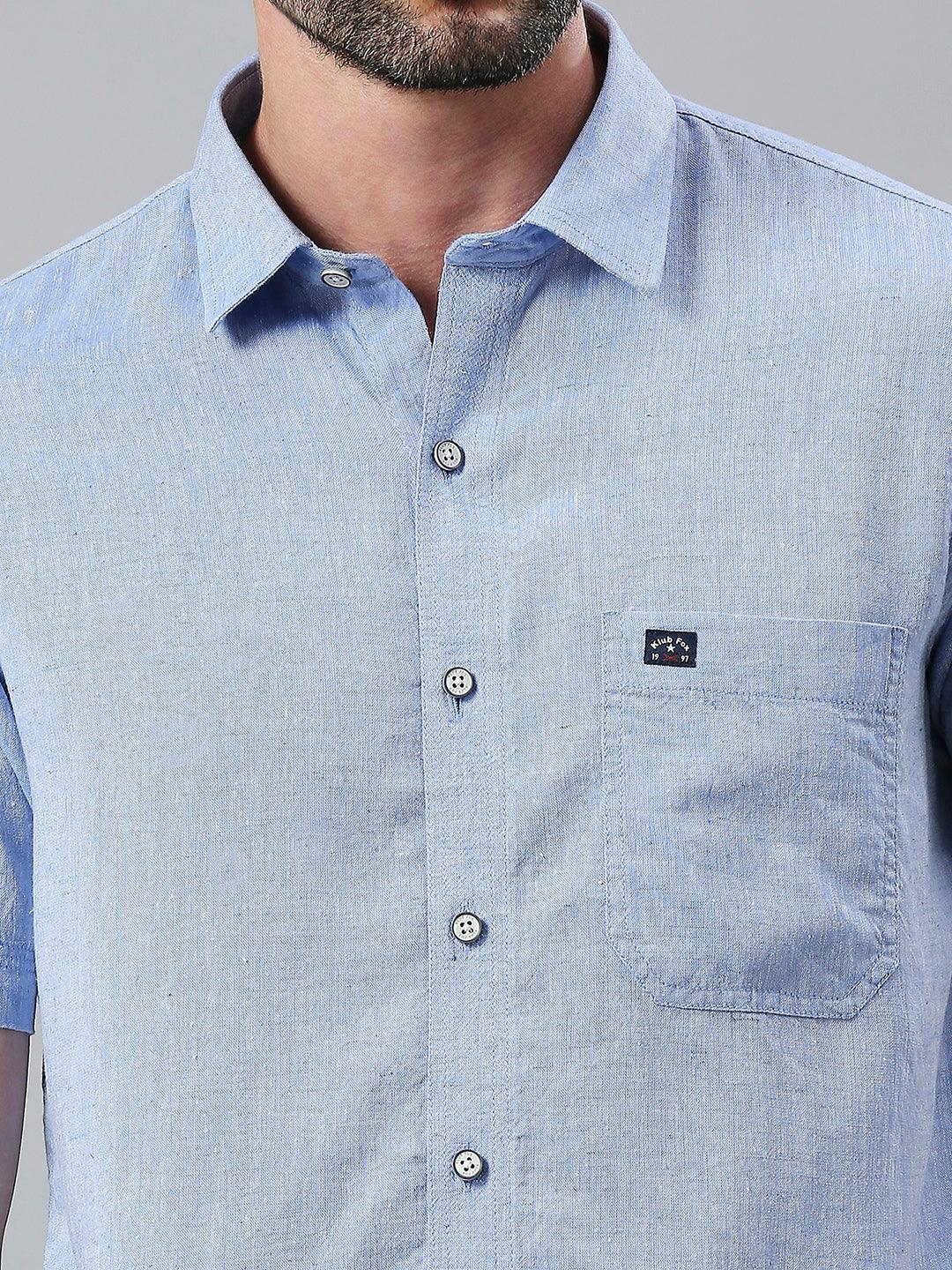 Sky blue Plain Shirt