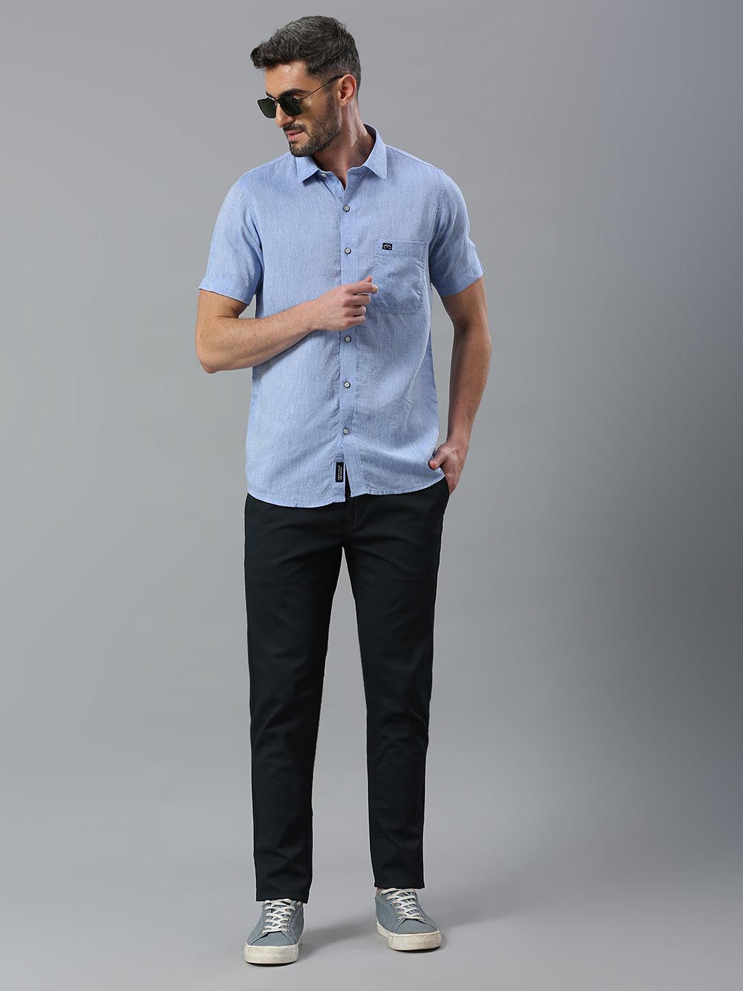 Sky blue Plain Shirt