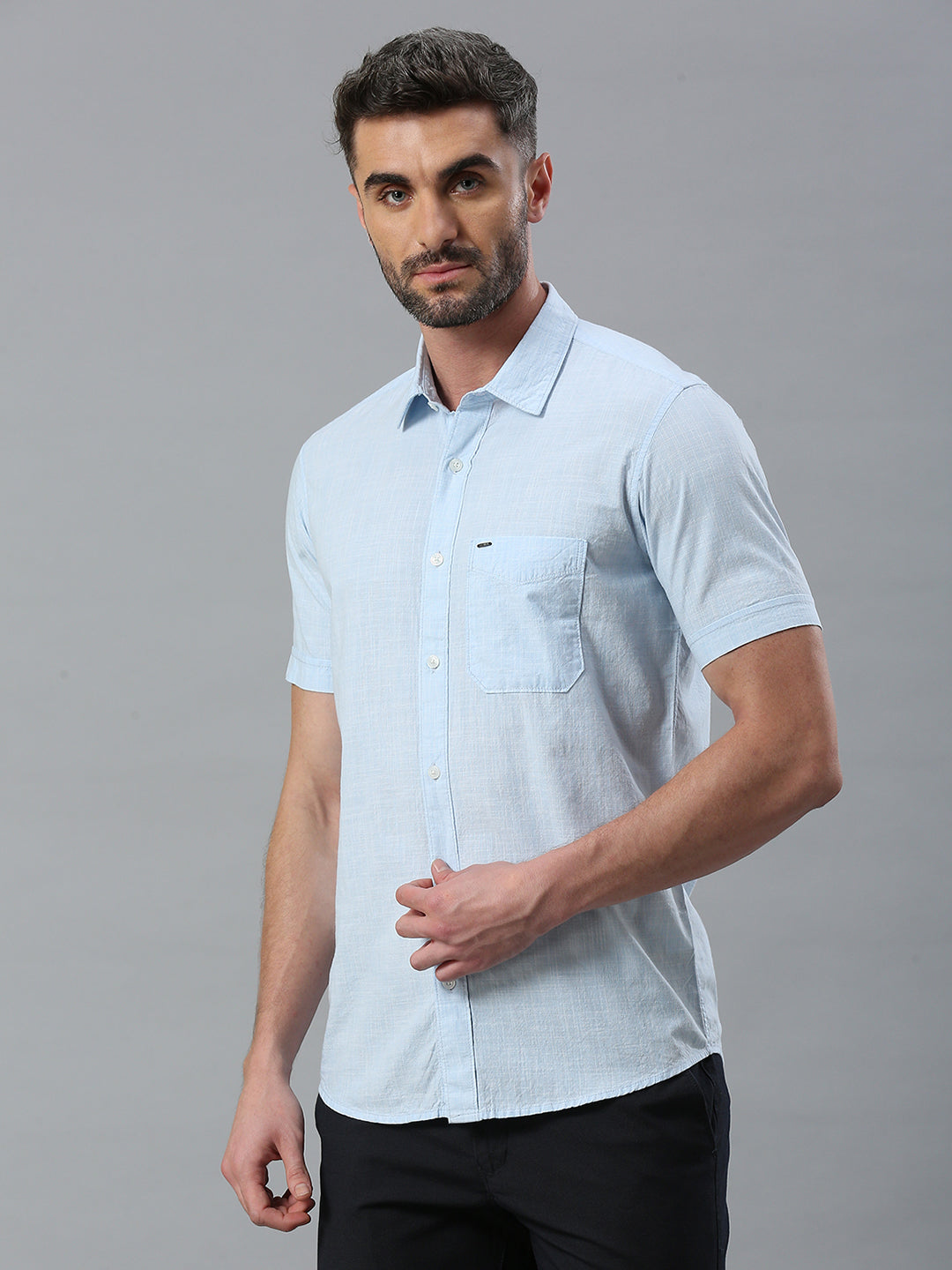 Sky blue Plain Shirt