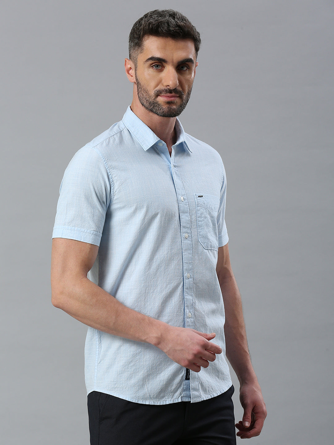 Sky blue Plain Shirt