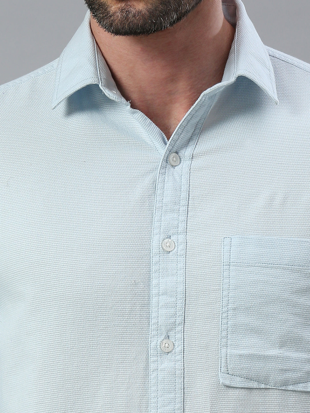 Light blue Plain Shirt