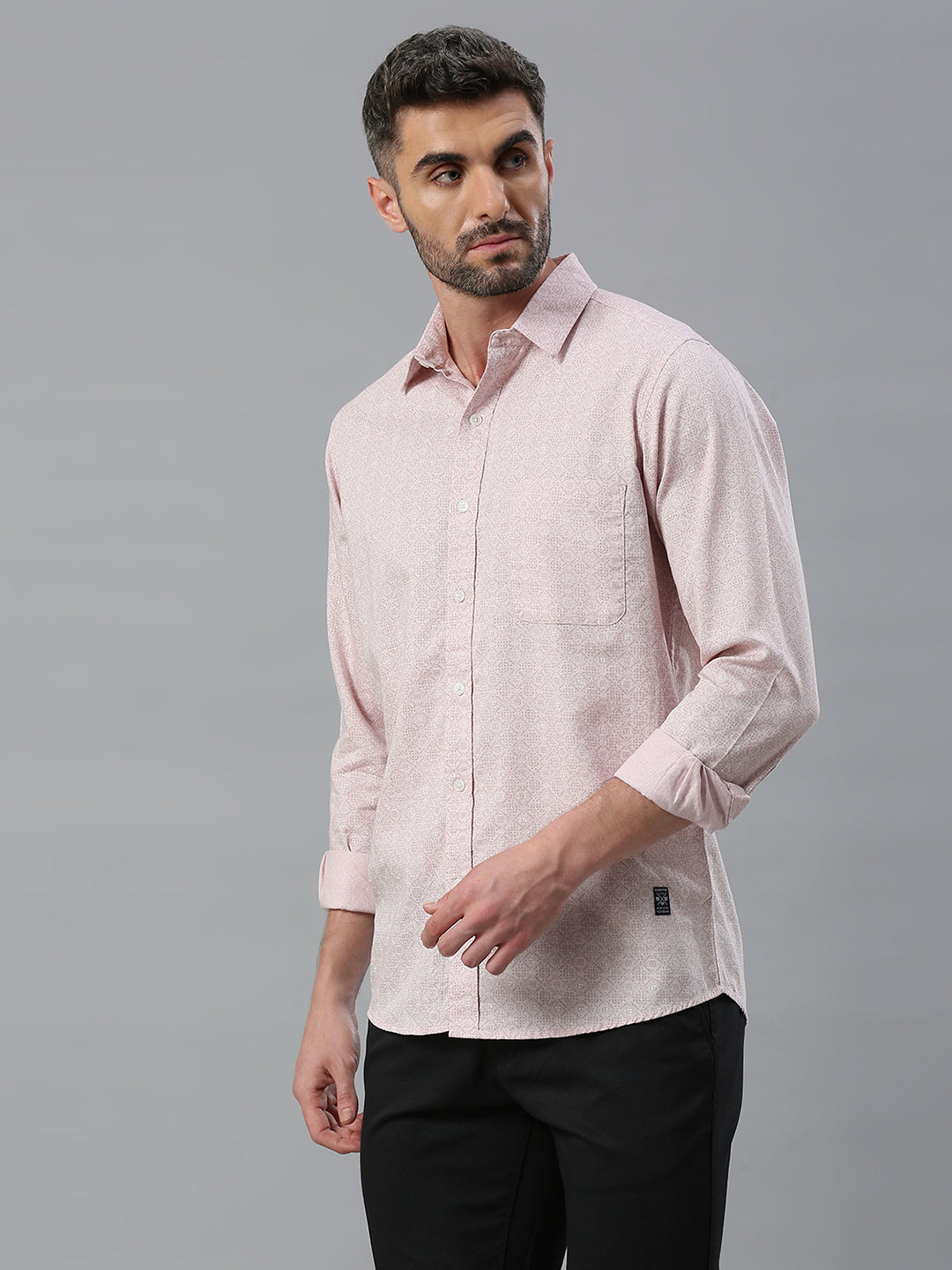 Pink Printed Shirt