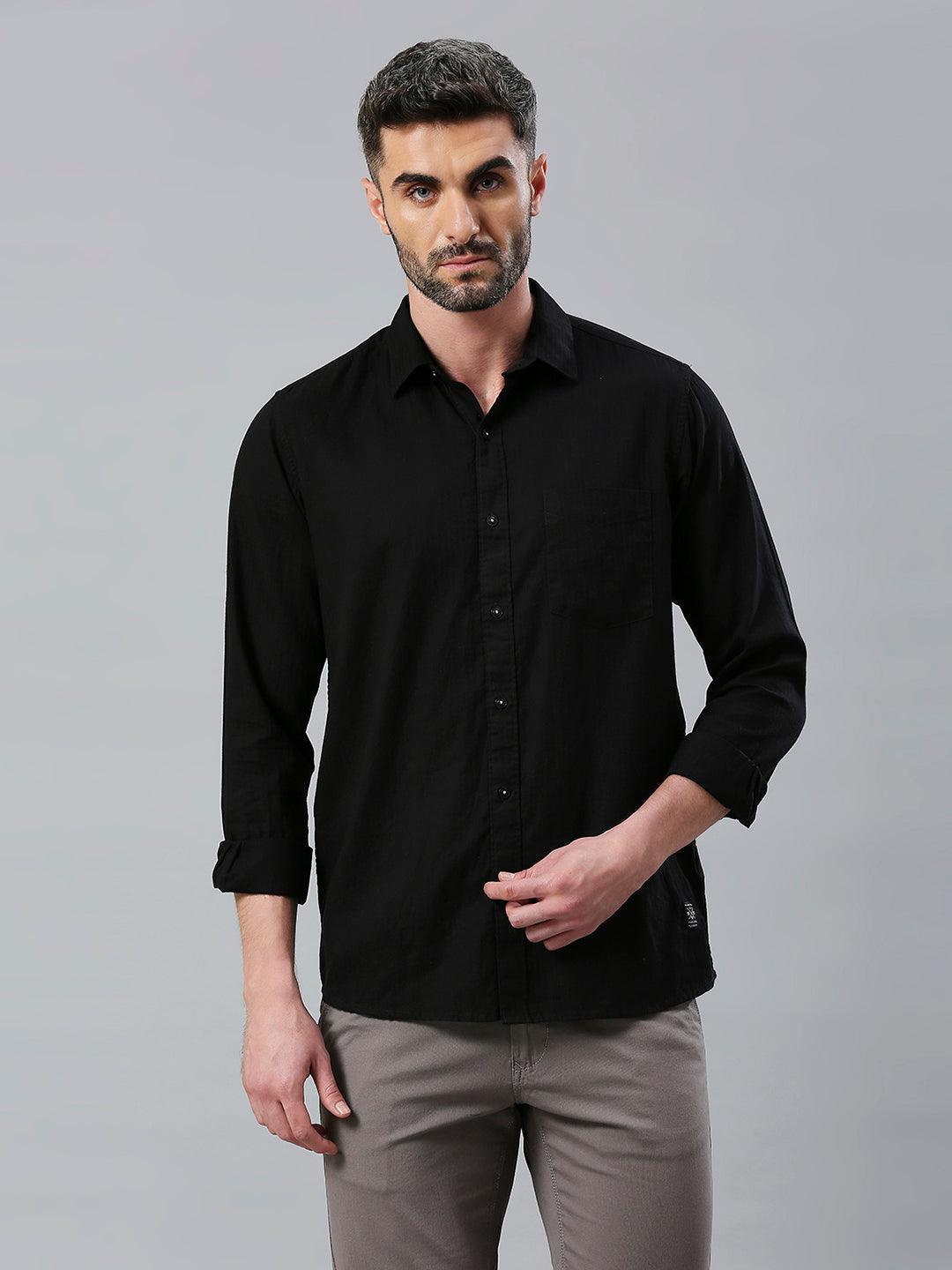 All Day Solid Black Shirt