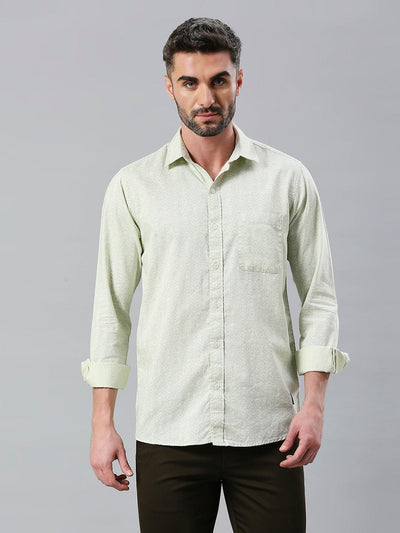 Yellow Printed Shirt