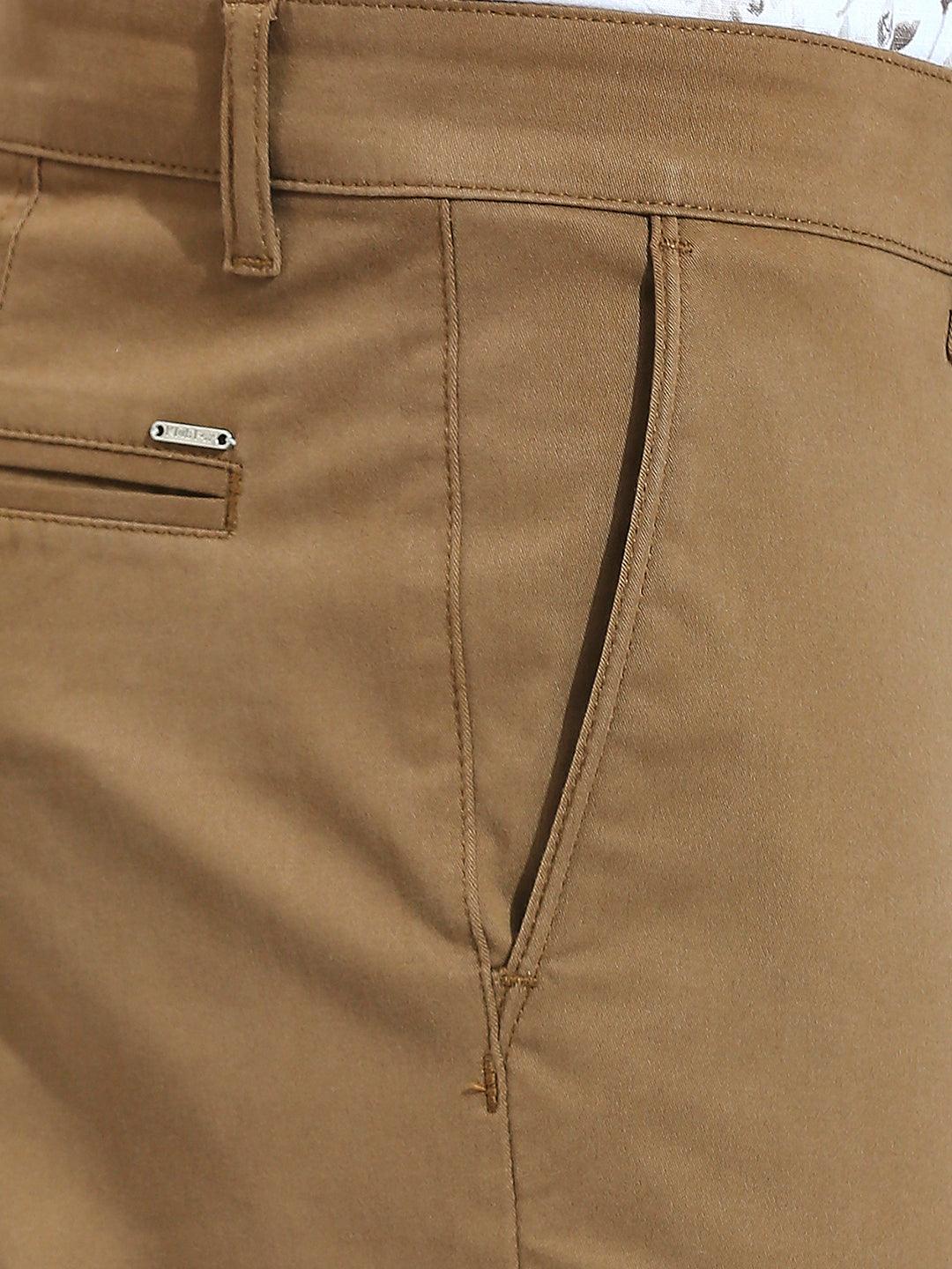 Khaki Tapered Narrow Fit Chino Pants