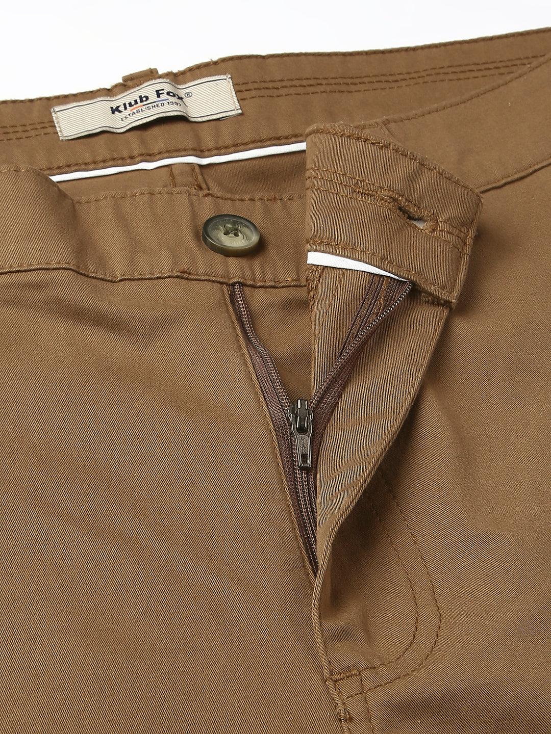 Khaki Tapered Narrow Fit Chino Pants
