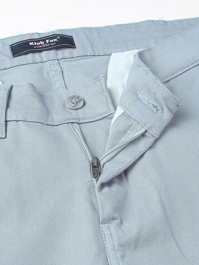 Grey Tapered Narrow Fit Chino Pants