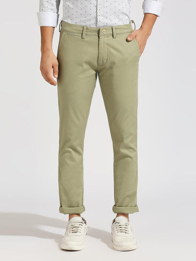 Olive Tapered Narrow Fit Chino Pants