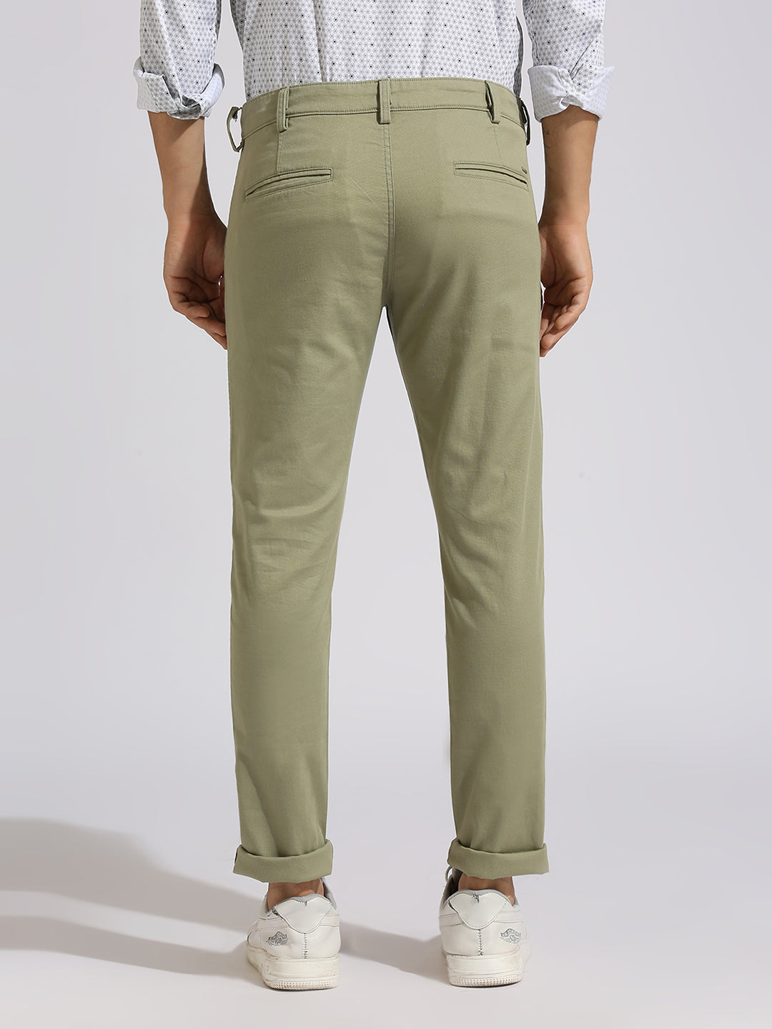 Olive Tapered Narrow Fit Trouser