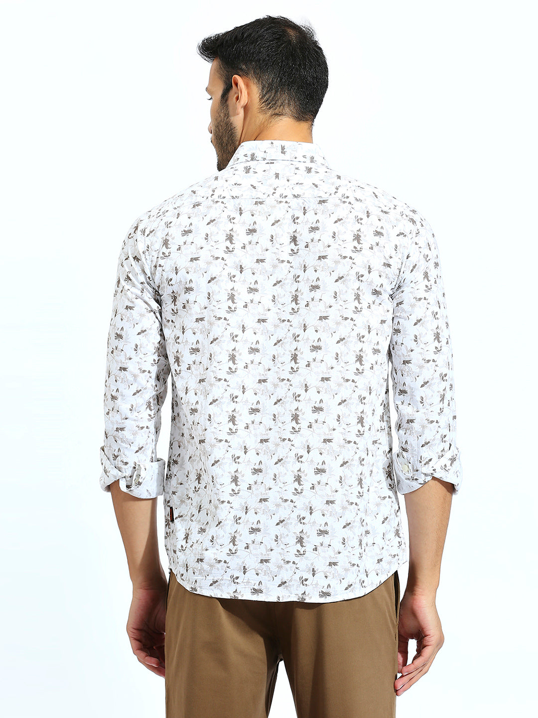 Brown Printed Shirt