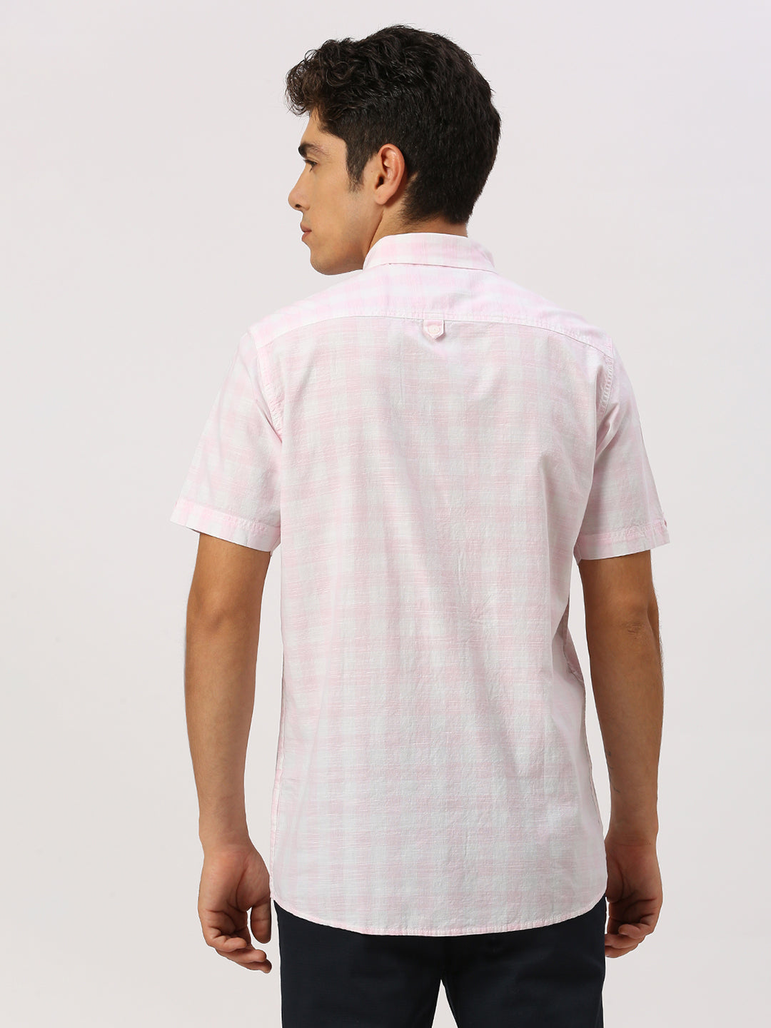 Pink Checkered Shirt