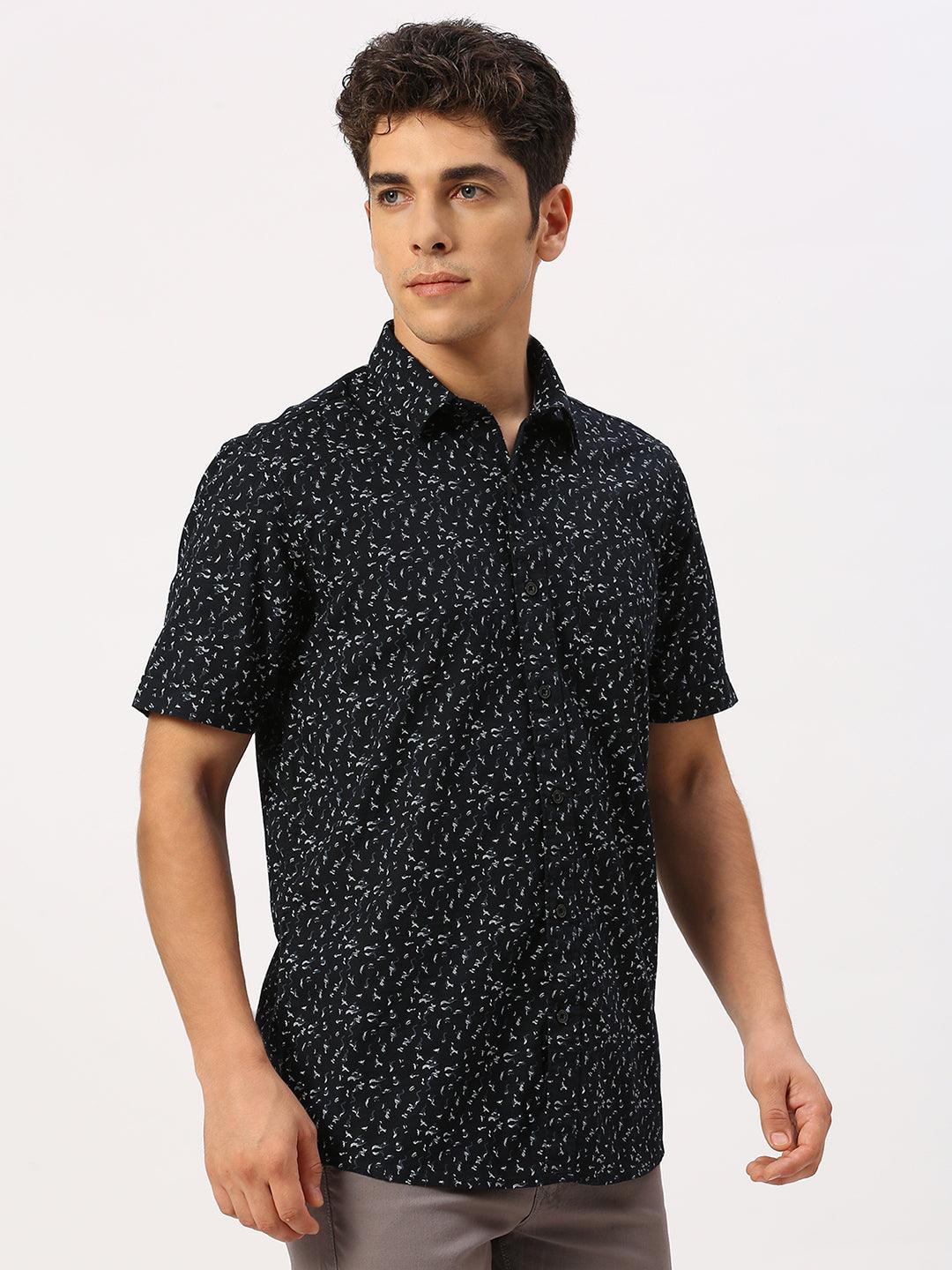 Black Printed Shirt