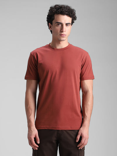 Rust Solid Crew T-Shirt