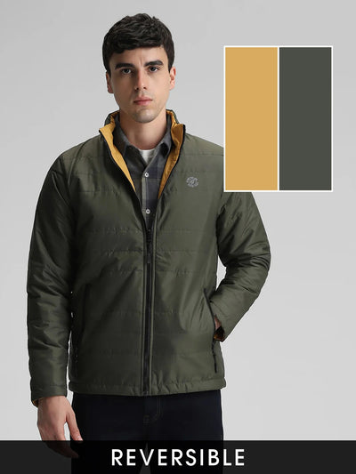 Reversible Mustard Olive Jacket