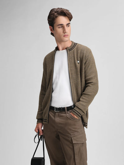 Olive Striped Sweater