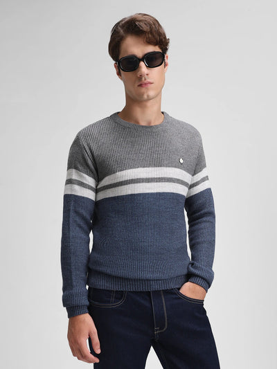 Blue Striped Sweater