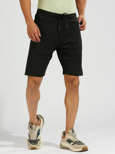 All Day Black Stretchable Shorts