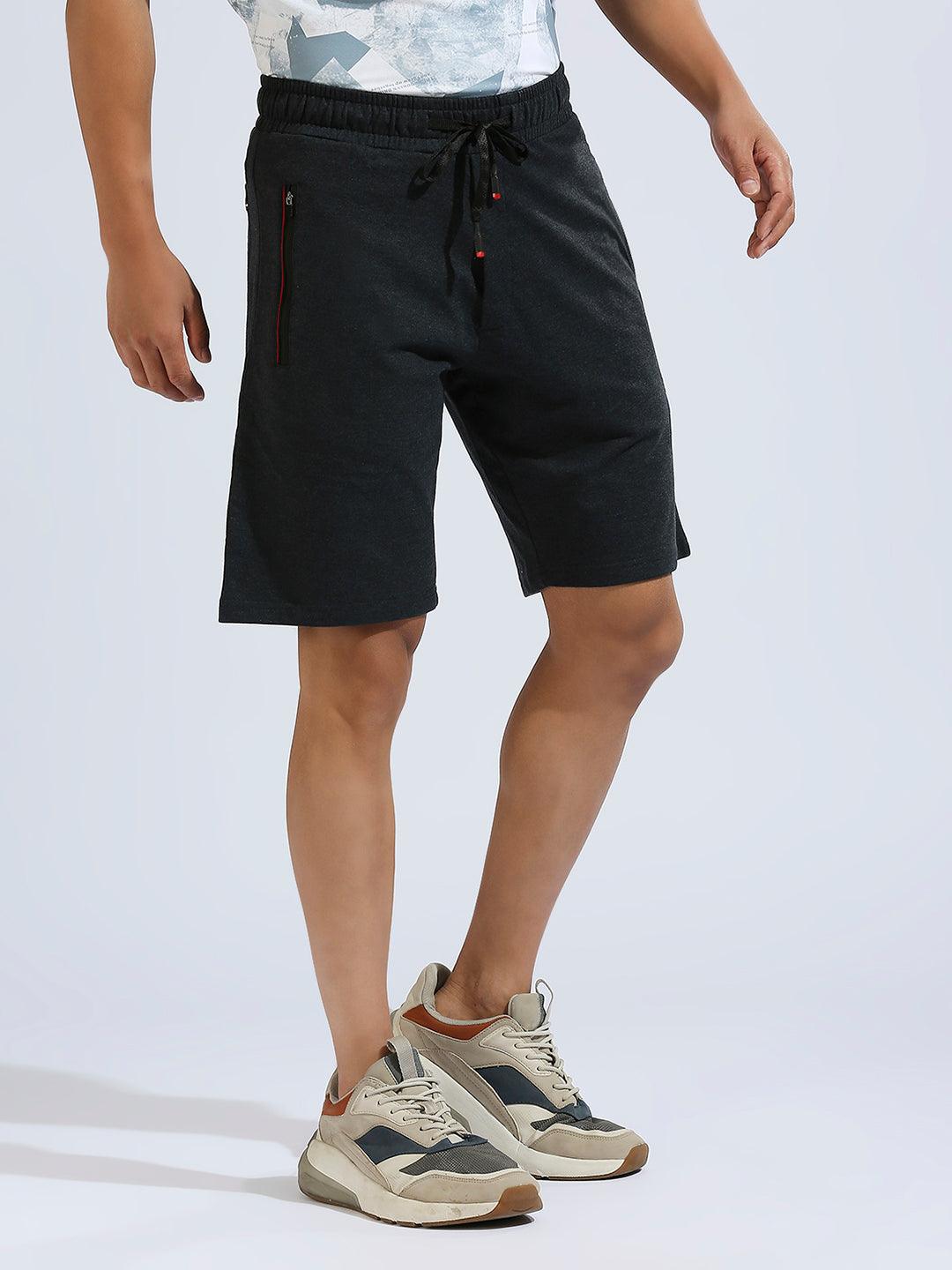 All Day Lightweight Stretchable Grey Shorts