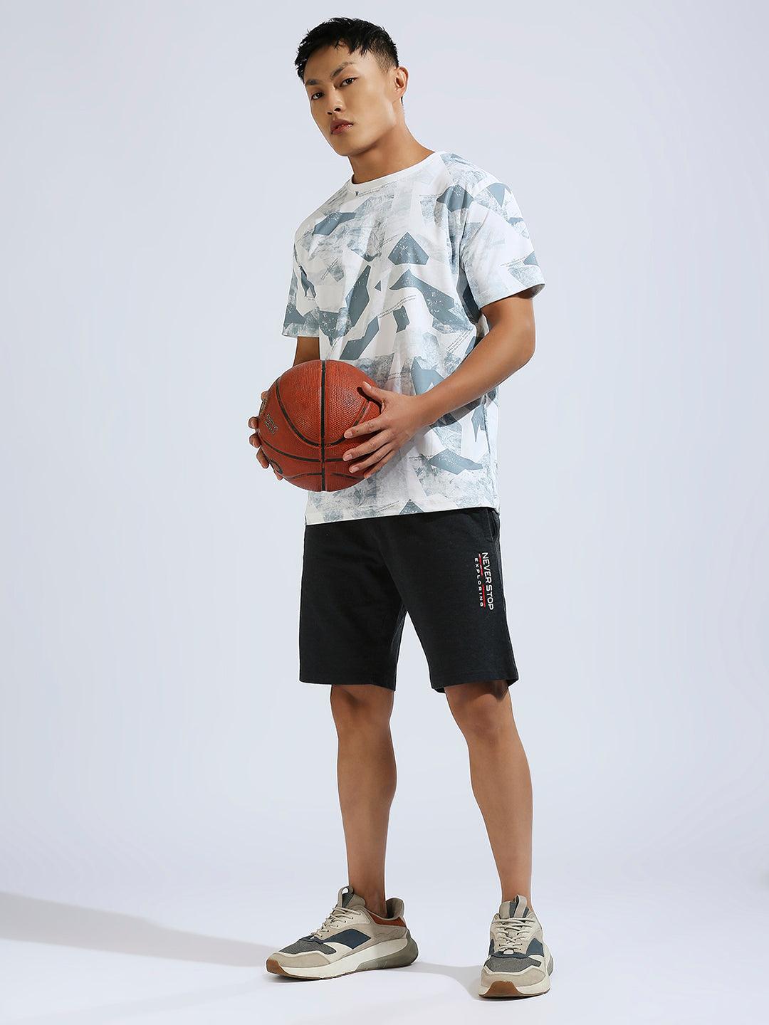 All Day Lightweight Stretchable Grey Shorts