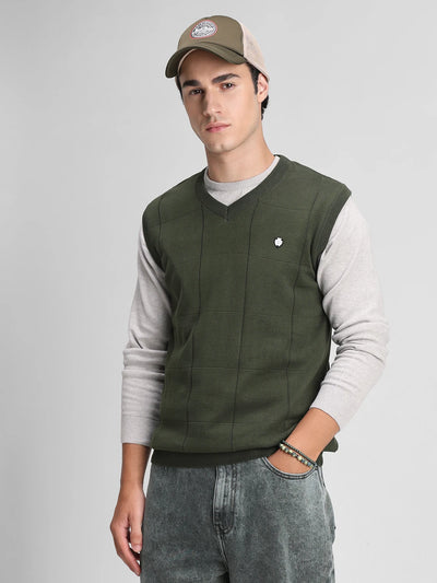 Olive Solid Sweater