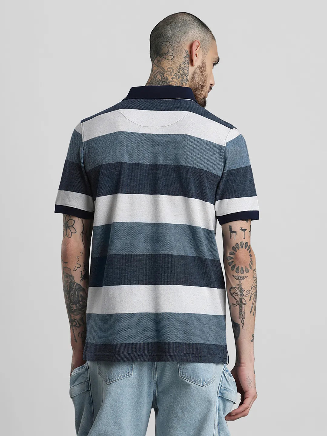 Sky Printed Polo T-Shirt