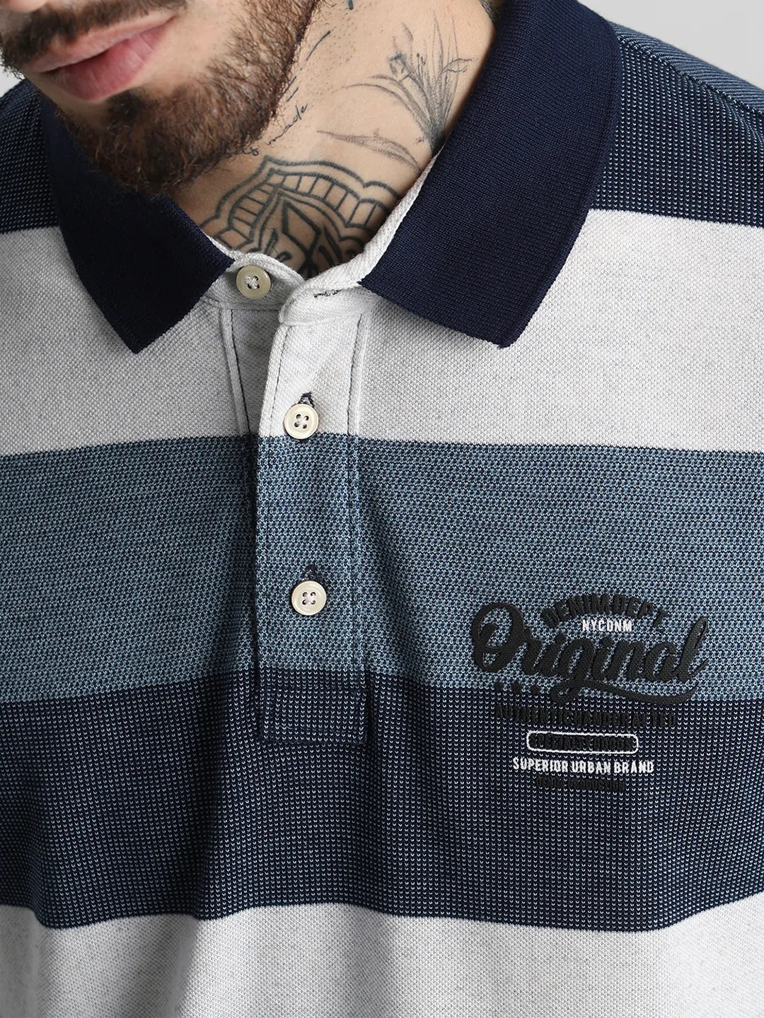 Sky Printed Polo T-Shirt