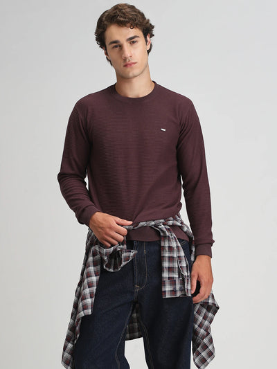 Wine Solid Sweatshirt