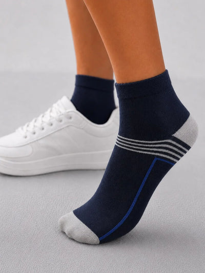 Navy Ankle Length Socks 1 Pair