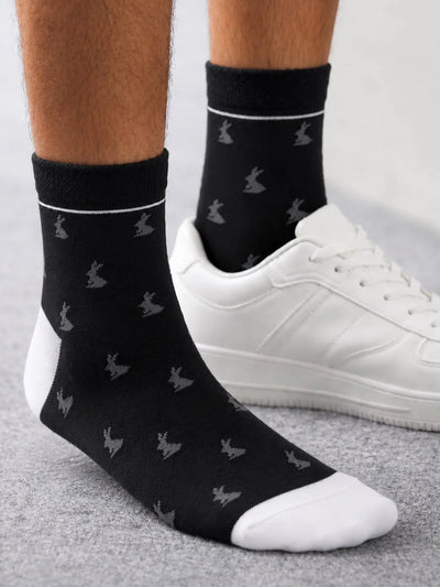 Black Ankle Length Socks 1 Pair