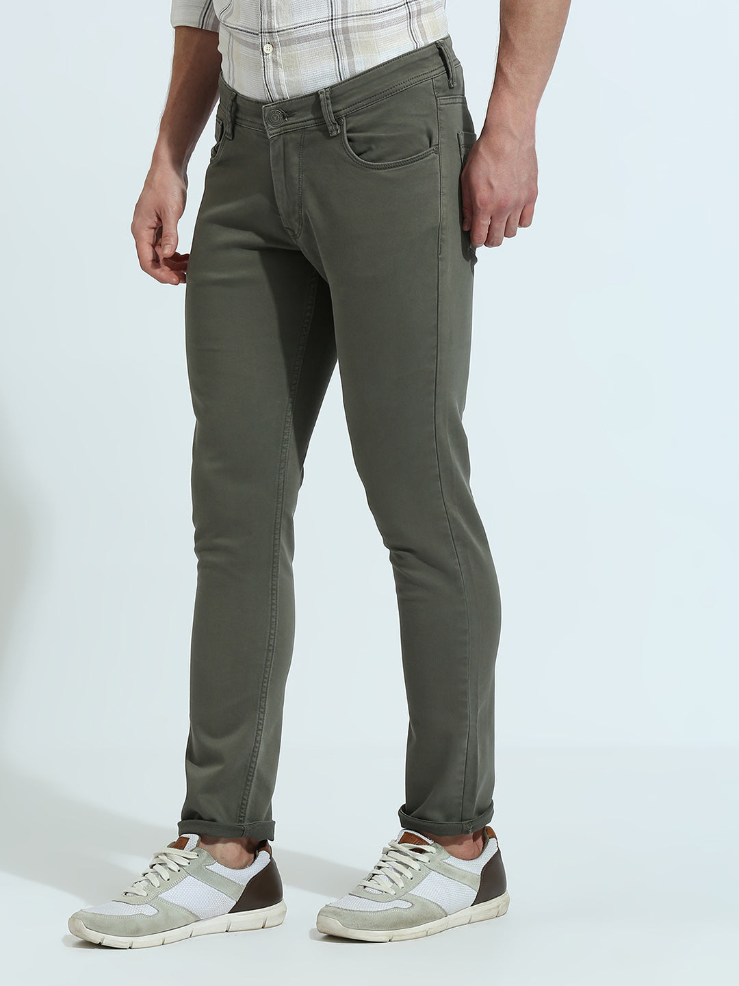 Cement Skinny Fit Jeans