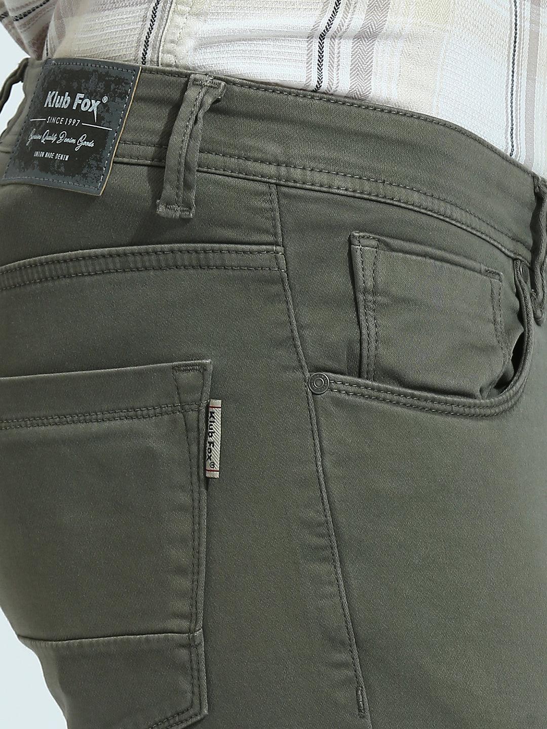 Minimal X Seaweed Green Skinny Fit Jeans