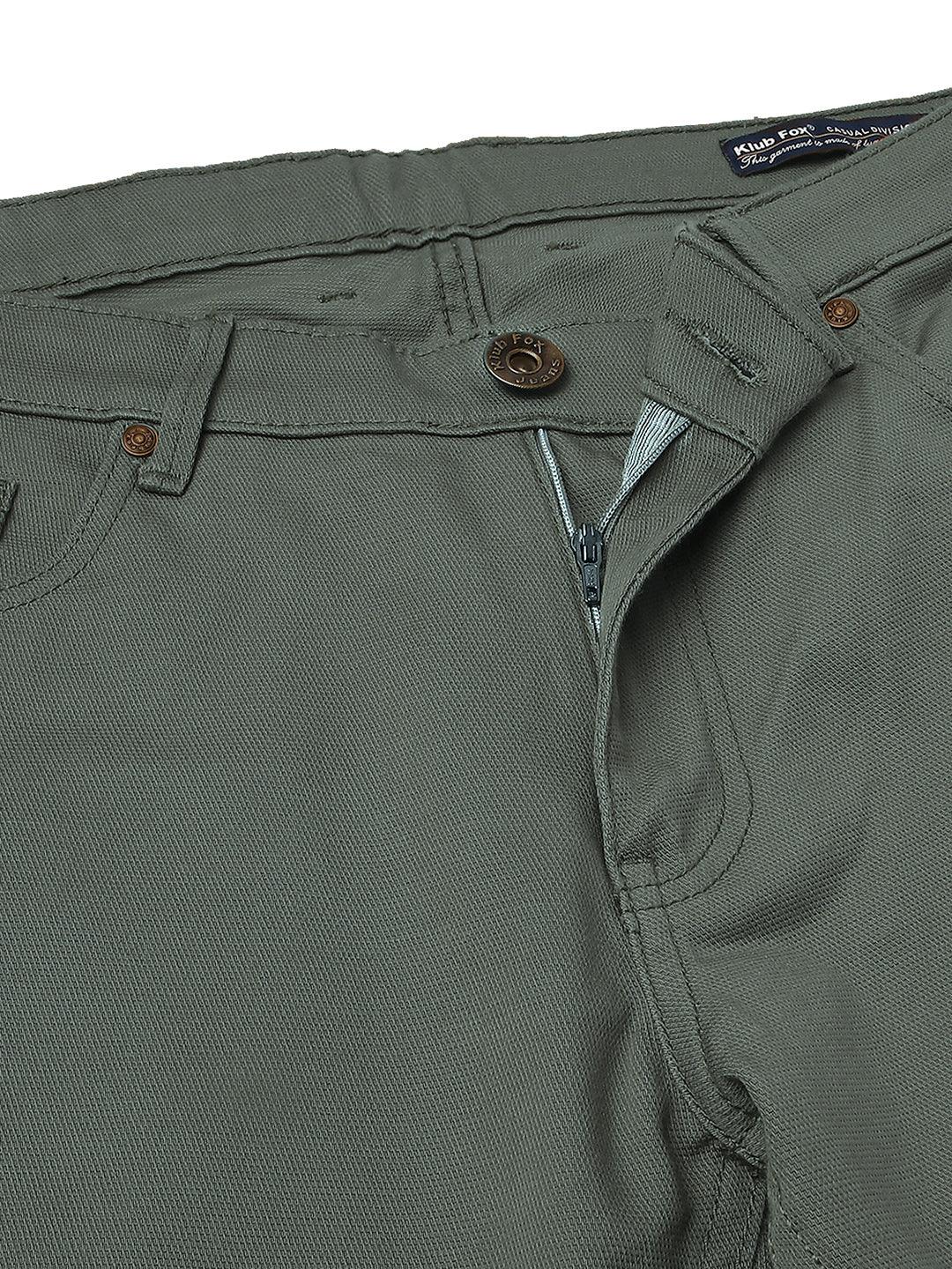 Minimal X Seaweed Green Skinny Fit Jeans