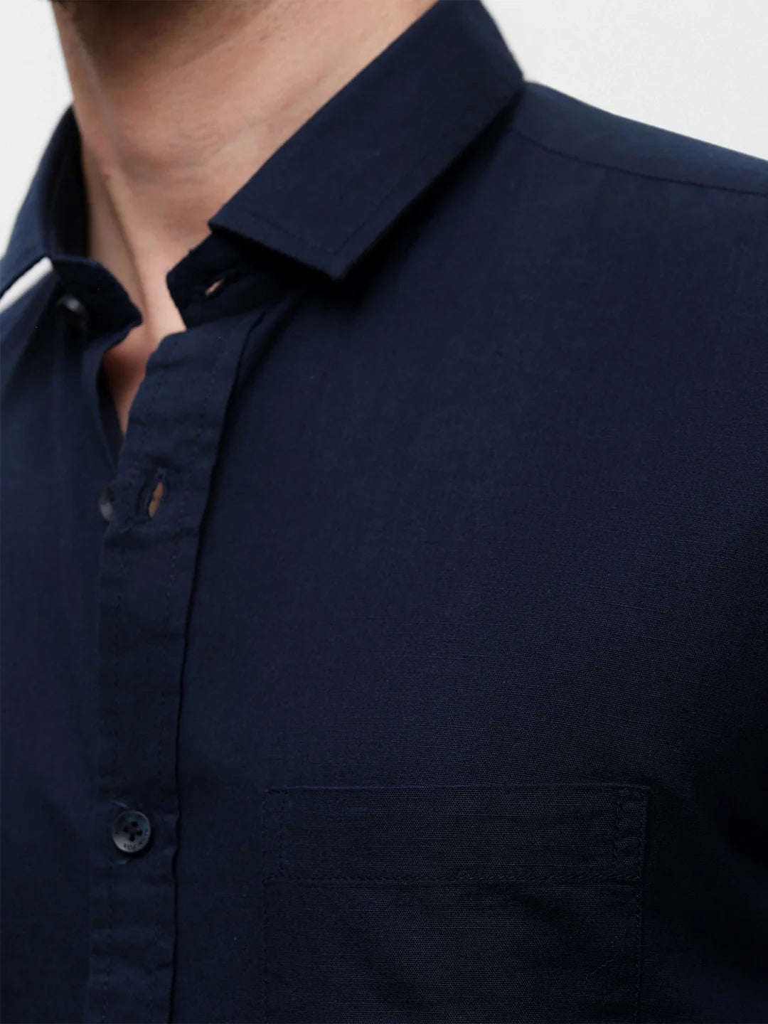 Navy Solid Shirt