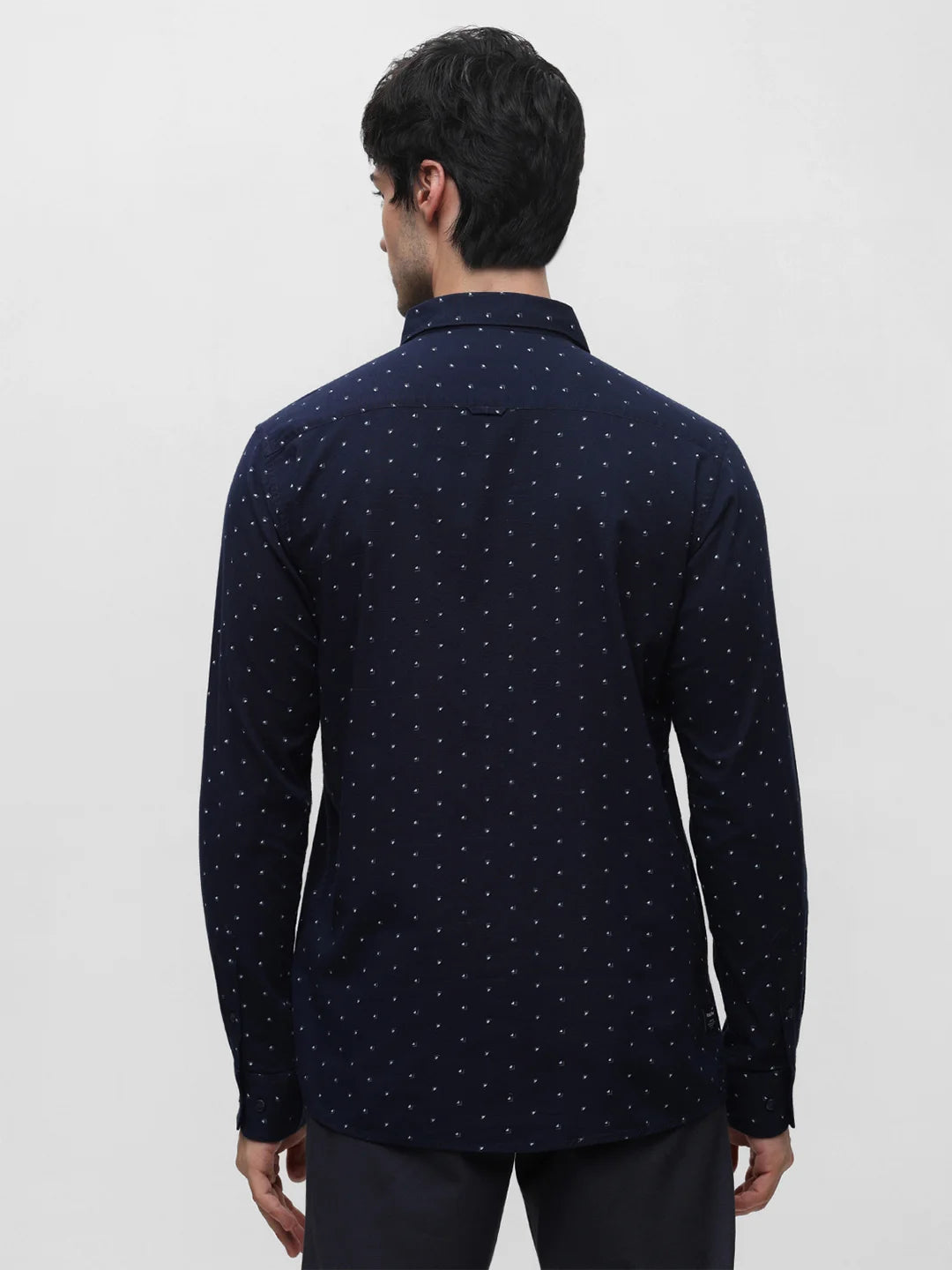 Navy Printed Shirt